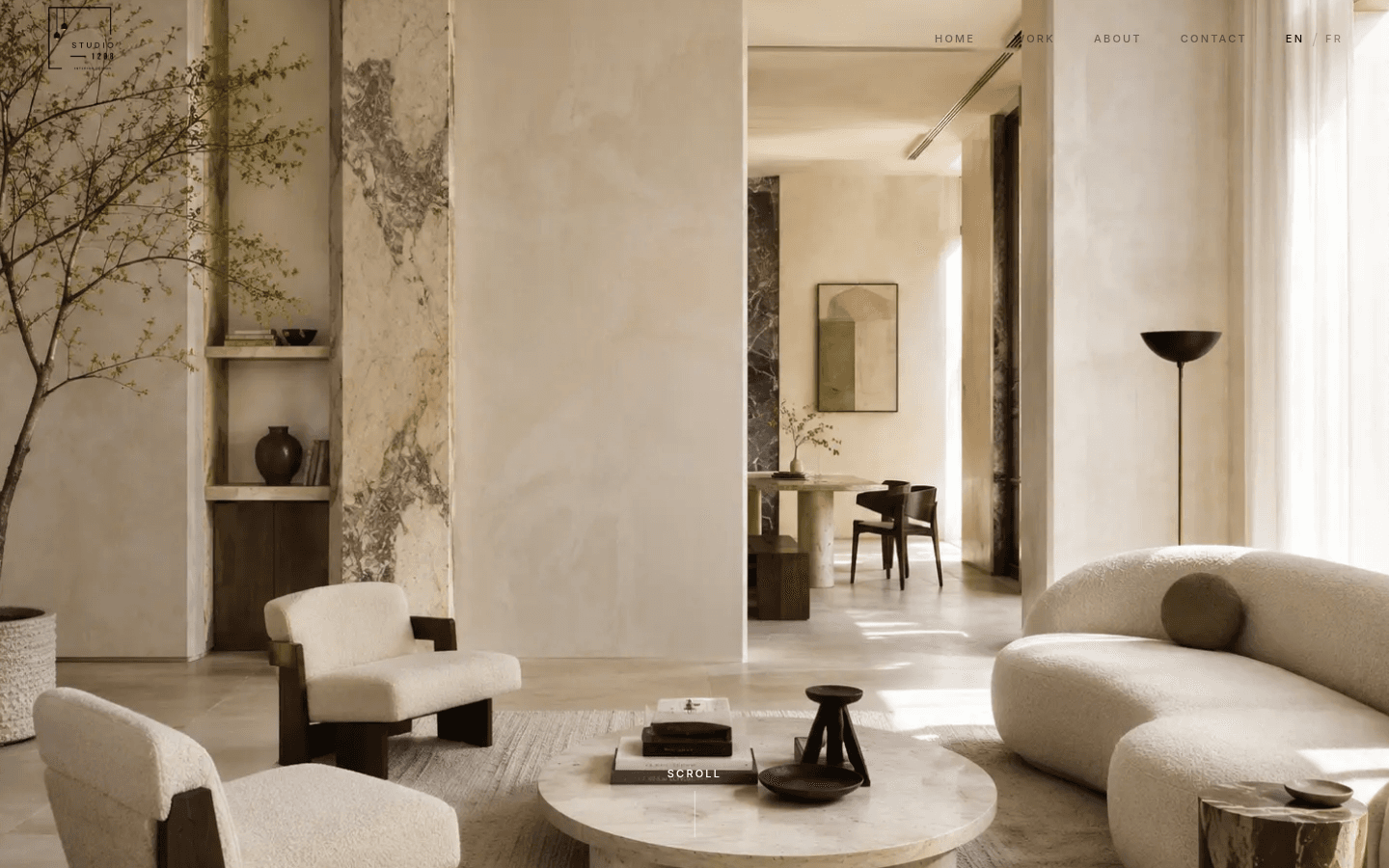 Studio 1208 — home page hero
